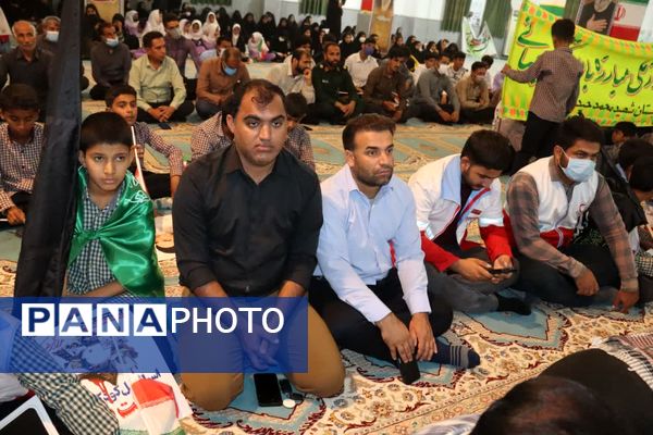 هم‌زمان با عطر فاطمی، فریاد استکبارستیزی در قلعه‌گنج طنین‌انداز شد