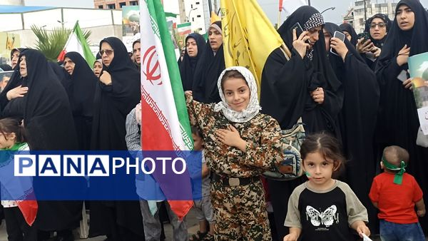 تجمعات پرشور مردم شهرستان محمودآباد برای عملیات وعده صادق۳