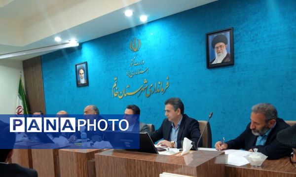 جلسه شورای آموزش و پرورش در فرمانداری خاتم 