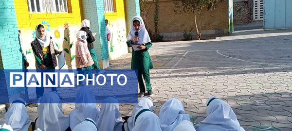 برگزاری صبحگاه انتظار در آموزشگاه فاطمیه خاتم 