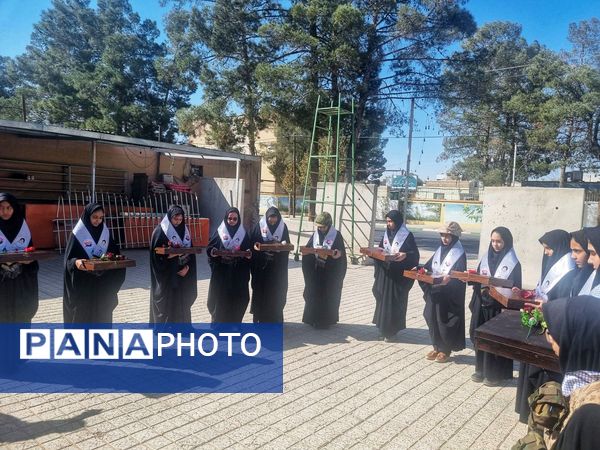 مراسم بوی پیراهن یوسف در شهرستان خلیل آباد برگزار شد