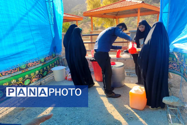 پذیرایی موکب‌ها از جاماندگان اربعین حسینی در دیشموک