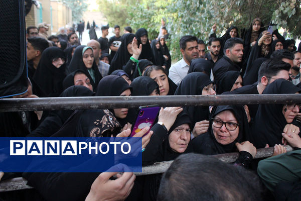 وداع با پیکرهای مطهر شهدای جنایات رژیم صهیونیستی در قم