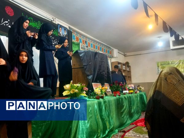 تشییع شهید گمنام در دبیرستان دخترانه شاهد قهرمان ایزدی ناحیه 3 شیراز