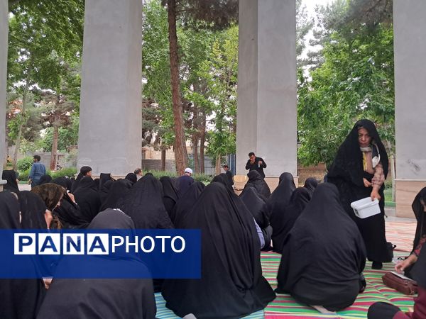 مراسم شهادت امام محمد باقر (ع) درکنار شهدای گمنام پارک وحدت آشخانه