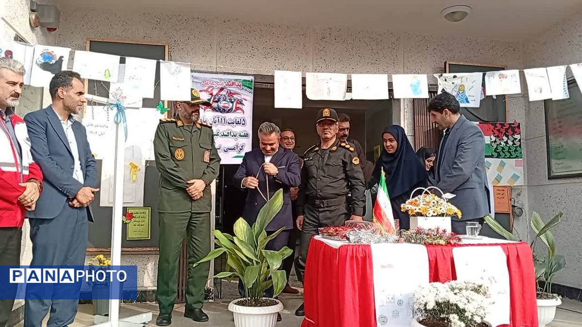 گرامیداشت هفته پدافند غیر عامل در قائمشهر