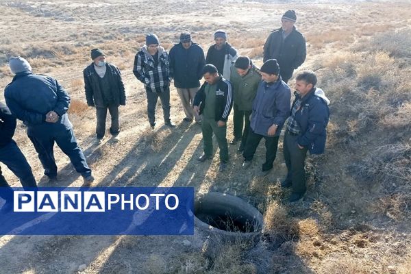 بازدید از قنات روستای پیشی دره جهت لایروبی