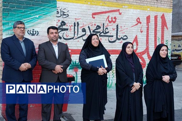 افتتاحیه طرح گلستان زندگی  دبیرستان شهدای هسته‌ای قرچک 