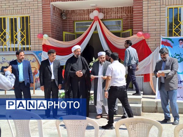 افتتاحیه آموزشگاه شش کلاسه در شهرستان باخرز