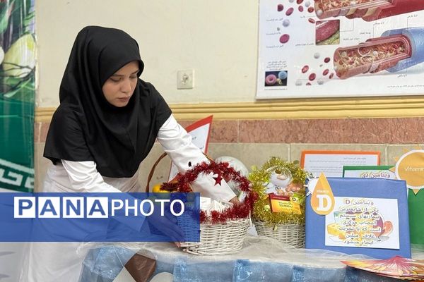 مراسم افتتاحیه طرح مکمل‌یاری ویتامین D و آهن در دبیرستان علامه جعفری