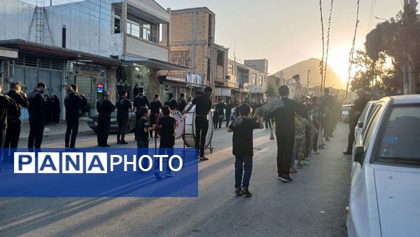 عشاق حسین در ماه محرم شهرستان بن 