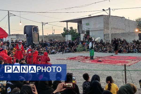مراسم تعزیه خوانی حسینی در روستای حسین آباد شهرستان شیروان