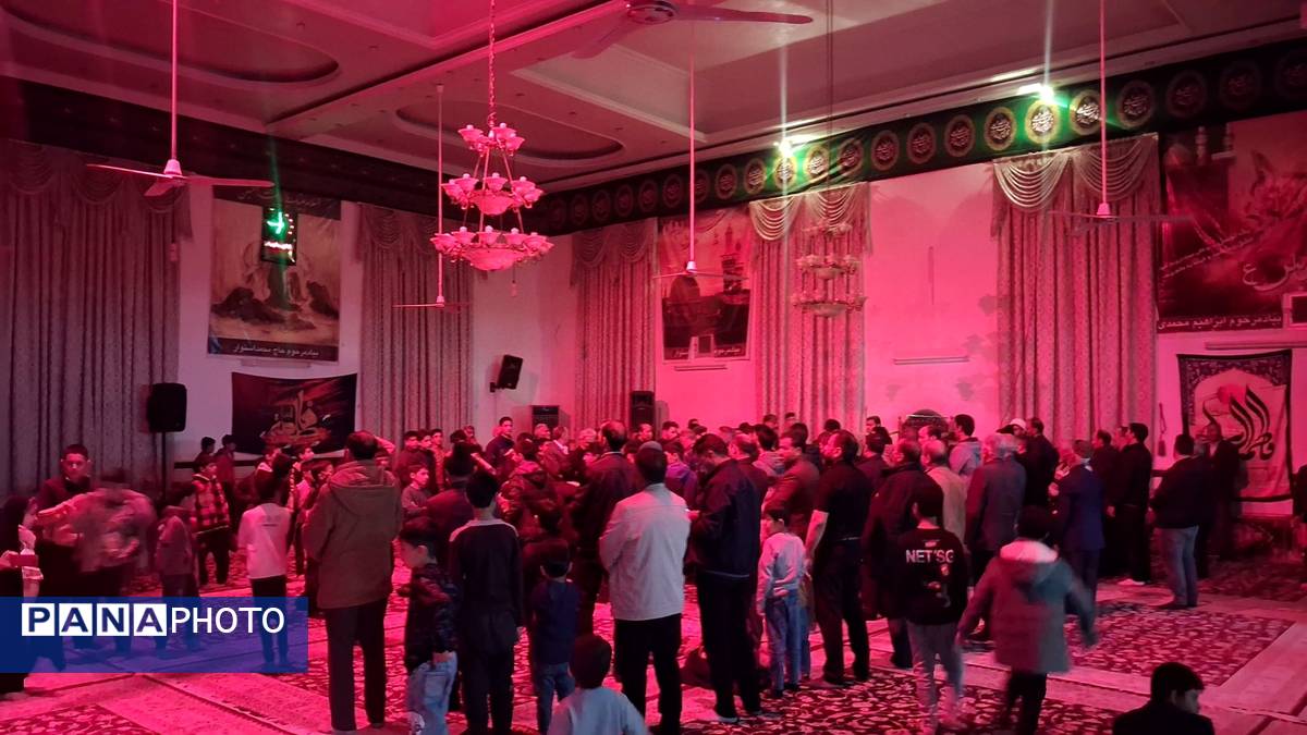 عزاداری شب شهادت حضرت فاطمه س در خلیل آباد