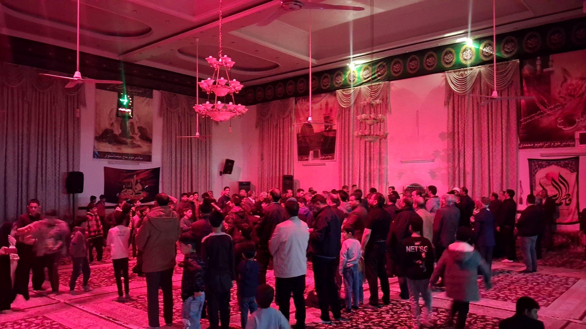 عزاداری شب شهادت حضرت فاطمه س در خلیل آباد