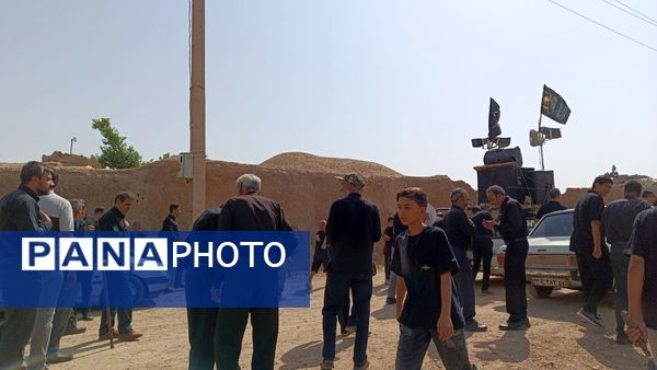 عزاداری مردم روستای جلماجرد در تاسوعای حسینی