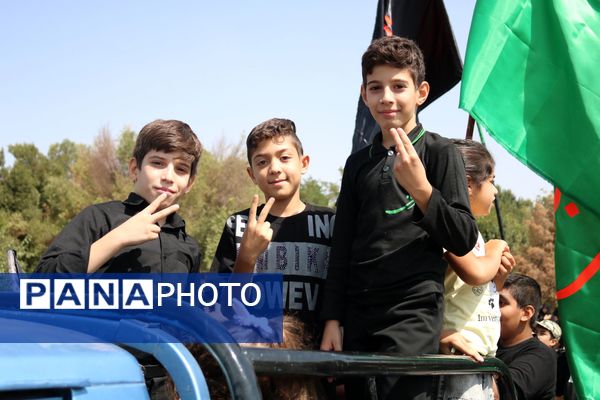 پیاده‌روی جاماندگان اربعین در شهرستان لنجان 