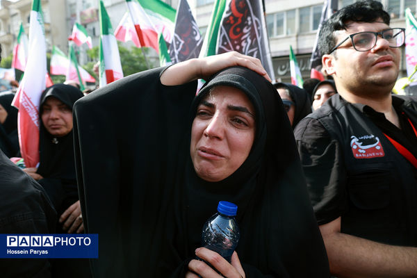 تشییع شهدای اقتدار در تهران