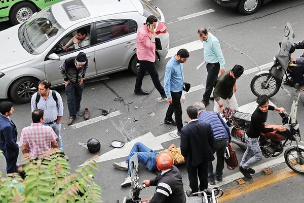 مقصر بودن ۶۹ نفر از عابران پیاده در تصادفات منجر به فوت