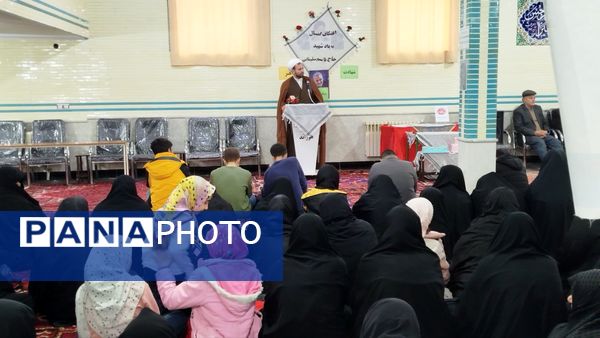 بدرقه دانش‌آموزان معتکف در شهرستان هوراند