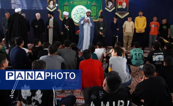 اعتکاف دانش‌آموزان در گلستان