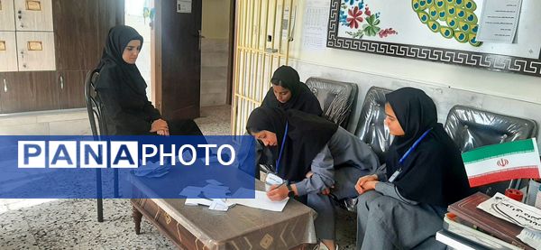 انتخابات شورای دانش آموزی در دبیرستان حاج مهدی روحانی خلیل آباد 