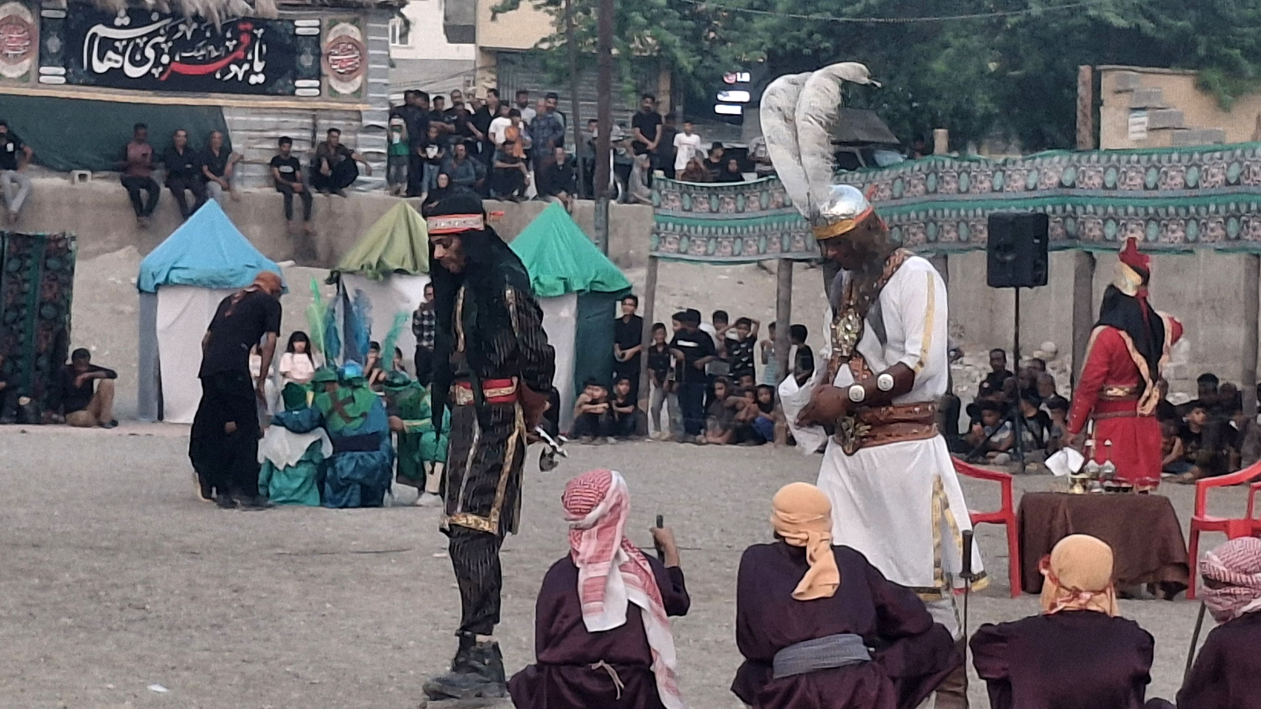 آیین سنتی تعزیه‌خوانی روز عاشورا در میناب 