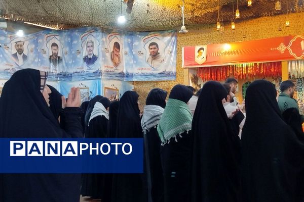 سومین روز اردوی راهیان نور دانش آموزان ملارد در اروند رود