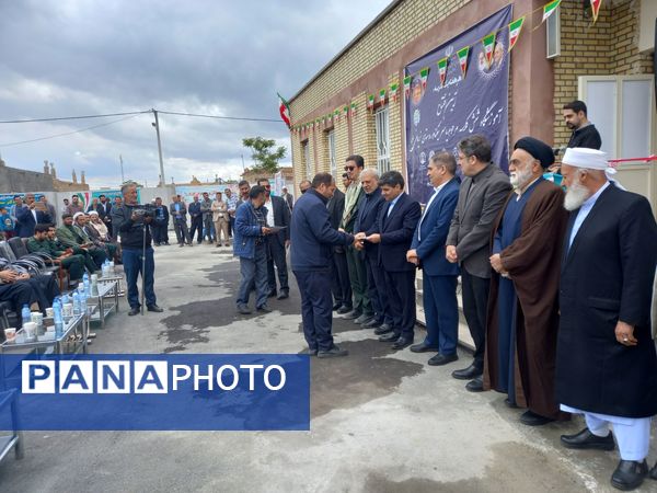 افتتاحیه مدرسه شش کلاسه زنده یاد محمد یاسر نیکنام در رضویه 