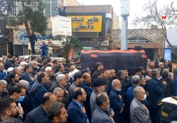 مراسم تشییع آیت الله سیدمحمد شاهچراغی (ره) در شهرستان دامغان 
