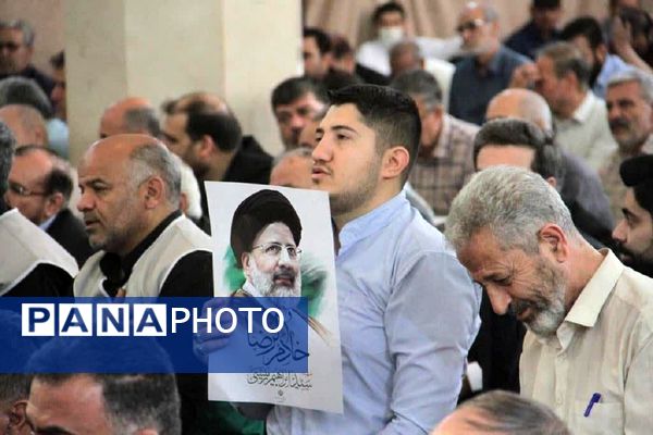نخستین سالگرد رئیس‌جمهور شهید در مصلای کرج