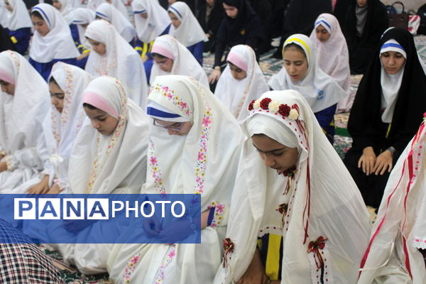 زنگ نماز در دبستان امید انقلاب ( شاهد ) بوشهر