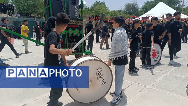 مراسم تاسوعای حسینی در آستانه سید سلطان فقیه‌الدین