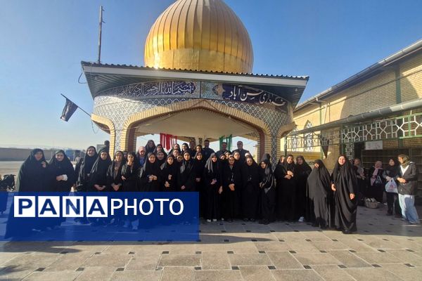 عطر ایمان در آیین بدرقه دختران راهیان نور فشافویه 