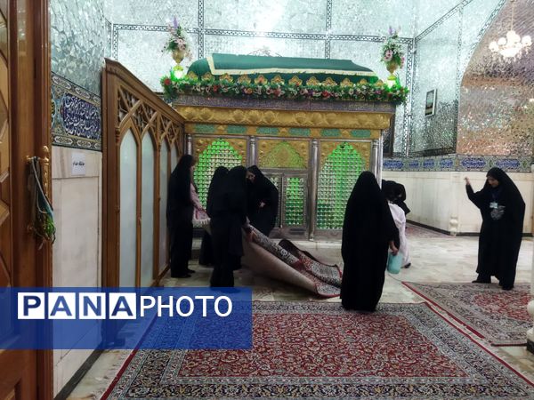 حلول ماه مبارک رجب جلوه‌ای از بندگی و خدمت در باغمزار