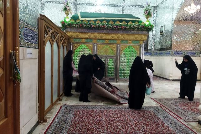 حلول ماه مبارک رجب جلوه‌ای از بندگی و خدمت در باغمزار