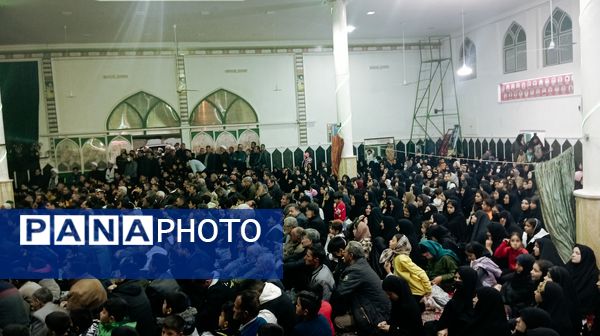 مراسم عزاداری شام شهادت حضرت زهرا (س) در کاشمر