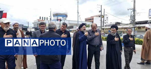 دسته‌روی بسیجیان عزادار حسینی در محمودآباد