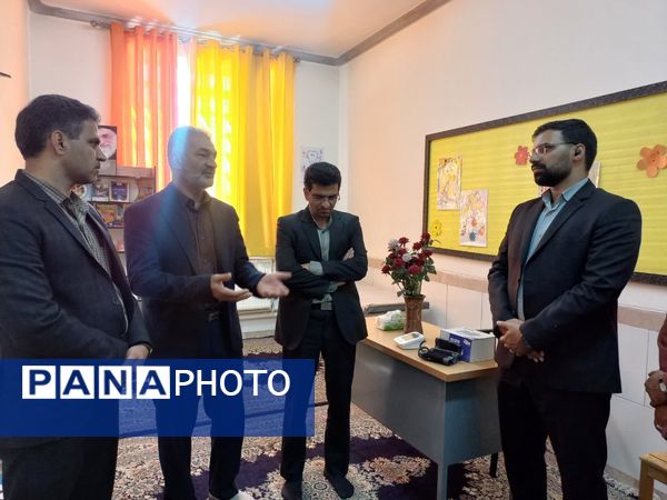 افتتاح کلاس بهداشت در دبستان پسرانه قمر بنی هاشم شهرستان زارچ