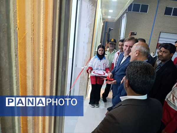 افتتاح ساختمان جمعیت هلال احمر شهرستان جم