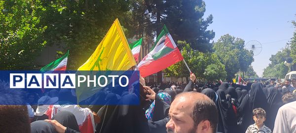 راهپیمایی جمعه خشم و نصر در نیشابور 