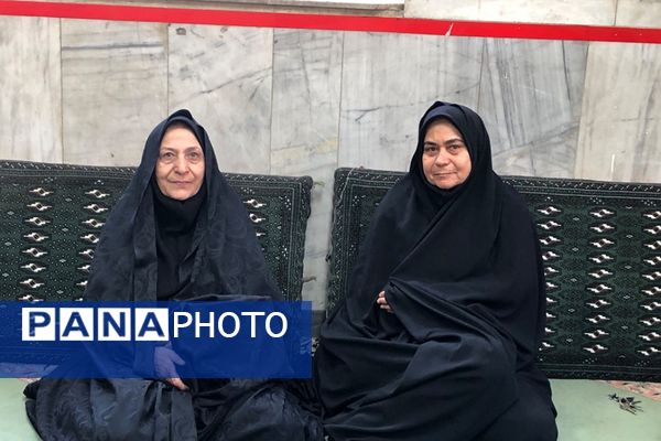 حضور فرهنگیان ناحیه 2 شهرری در مراسم عزاداری سالار شهیدان 