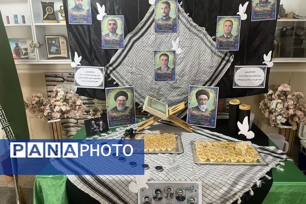 برپایی موکب به‌مناسبت سالروز شهادت رئیس جمهور و همراهان در دبیرستان شاهد 16