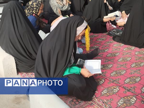 محفل نورانی دعای عرفه در گلزار شهدای شهرک طرق 