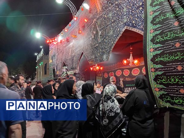 برپایی موکب پذیرایی در ایام محرم در شهرستان کاشمر