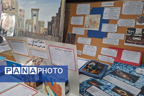 نمایشگاه دست‌سازه‌های دانش‌آموزی مدرسه نمونه دولتی ارشاد قرچک