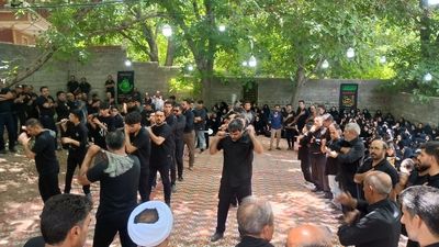سوگواری اباعبدالله الحسین(ع) در روستای باغ‌فخروئیه 