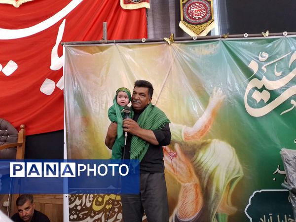 برگزاری مراسم شیرخوارگان حسینی در خلیل آباد
