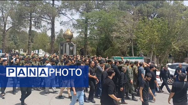 تشییع پیکر مطهر سرباز سرافراز وطن، شهید رامین شاه آبادی 