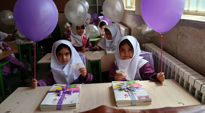 روزی به یادماندنی برای غنچه‌های کوچک مدرسه