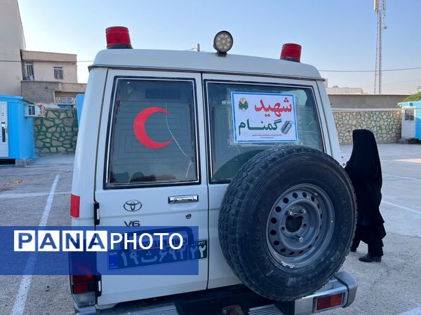 استقبال مدارس دشتی از شهید گمنام